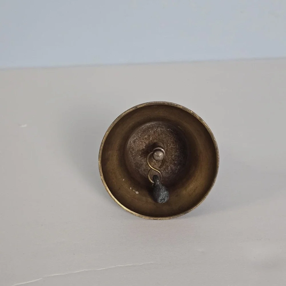 Vintage Solid Brass Ship Bell 4.75